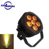 party decorations outdoor rgbawuv dj light 6x18w 6in1 led par light battery