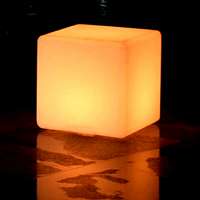 100% 10*10*10cm waterproof IP68 led light cube for swimming pool lamp