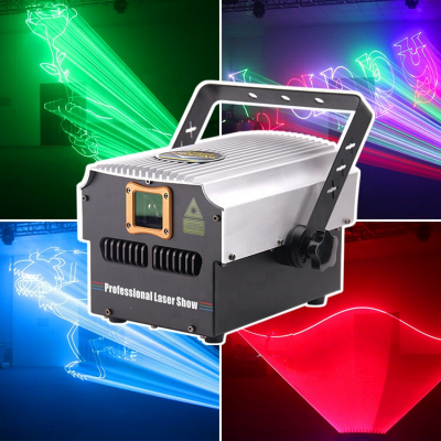 Mega high quality dj stage light 4W indoor and outdoor animation rgb laser