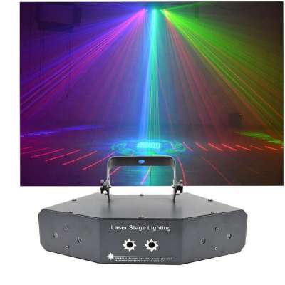 Mega hot sale pro dj disco club stage event 6 eyes beam line lazer light