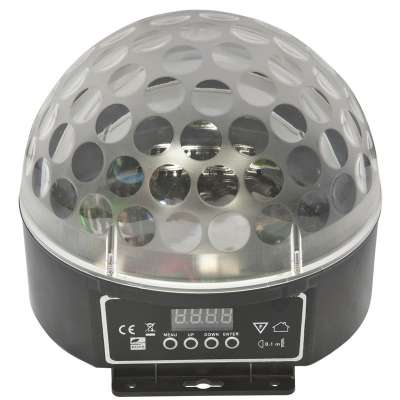 3W Remote Control RGB Mini Crystal Magic Ball Stage Light for Christmas Party Club