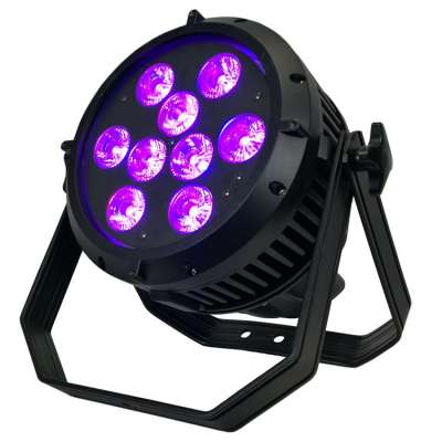 Waterproof Wireless battery led uplights 9x18W  rgbwa uv for wedding