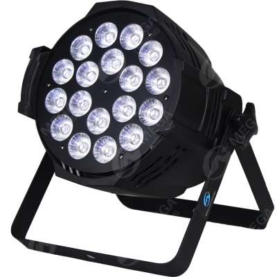 Professional LED 18x18W RGBWA UV 6in1 par light in party