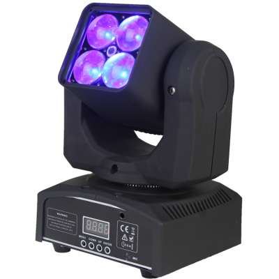 Mini dj party club light 4 x 15W zoom moving head led